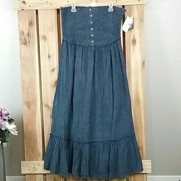 mlle gabrielle denim dress